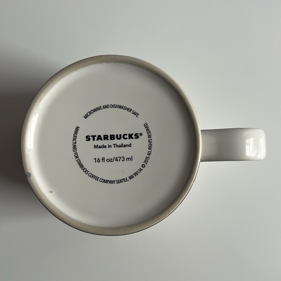 Starbucks Ireland (Eire) Mug 2015 brown, beige & green Cliffs of Moher & harp - Picture 3 of 4